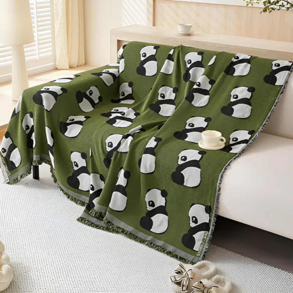 Junips | Chantesse Panda Leopard Print Sofa Cover