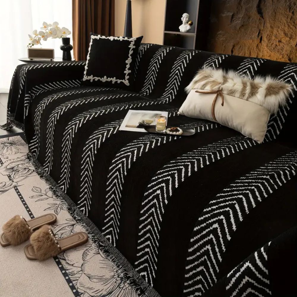 Junips | Chevron Echo Line Sofa Cover