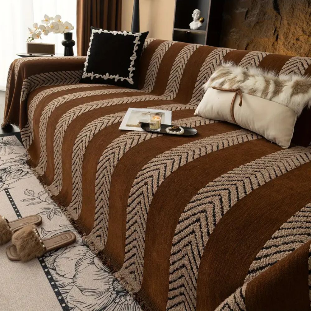Junips | Chevron Echo Line Sofa Cover