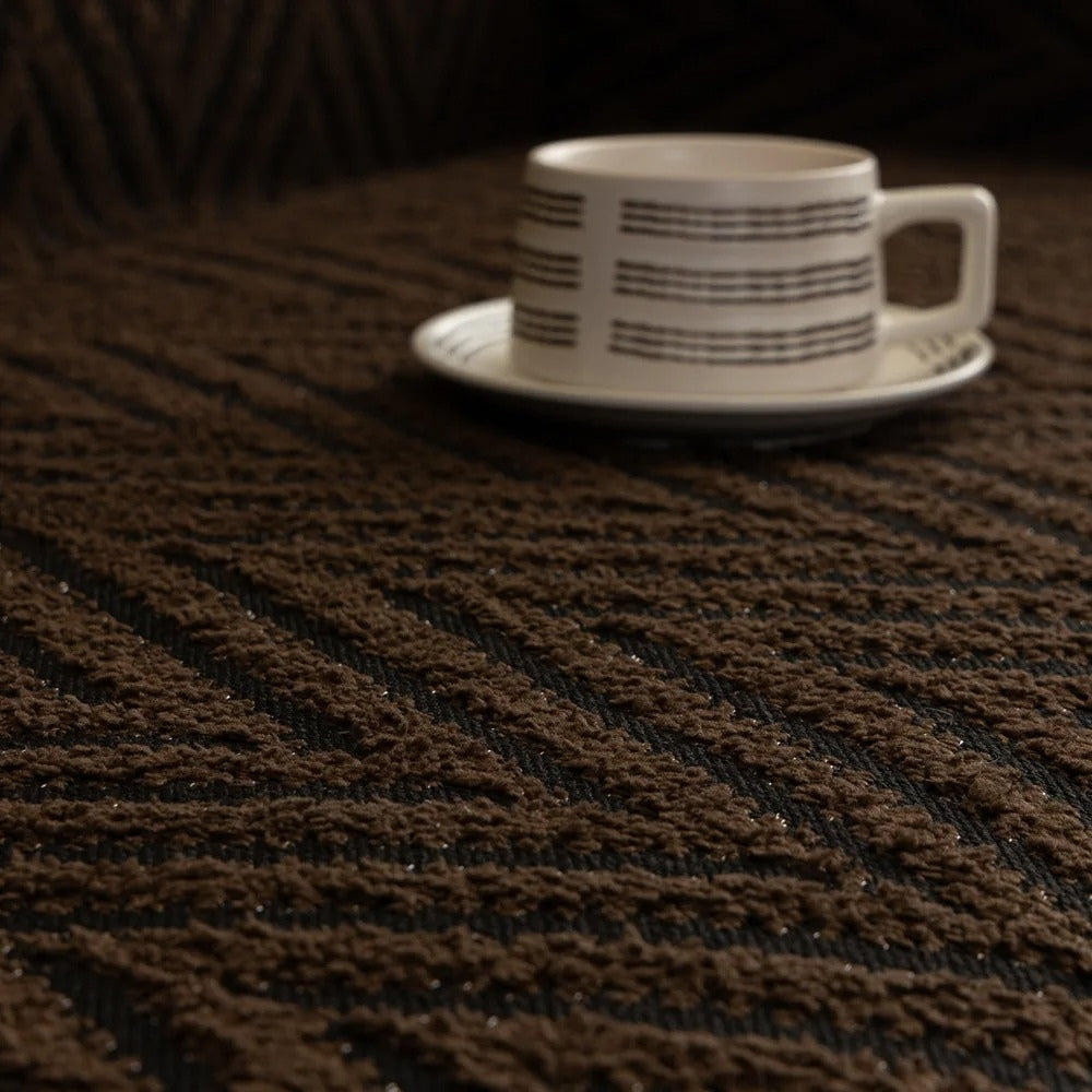 Junips | Chevron Herringbone Tassel Sofa Cover