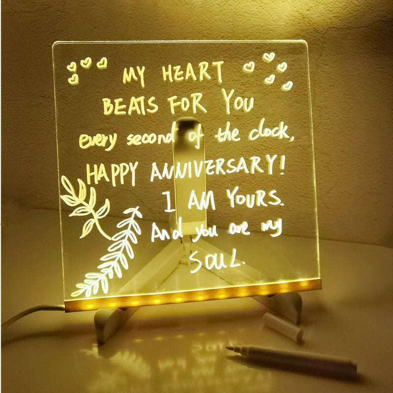 Junips | Children's LED Notice Board with Colors