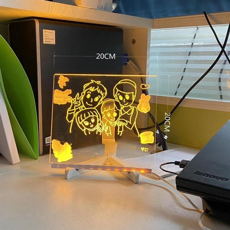Junips | Children's LED Notice Board with Colors