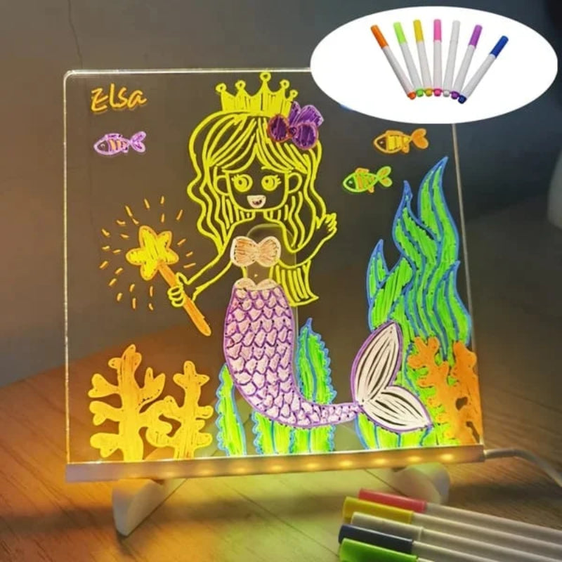 Junips | Children's LED Notice Board with Colors
