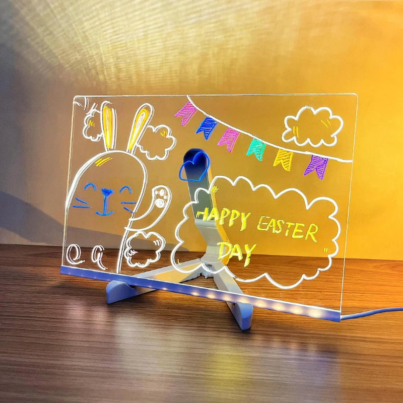 Junips | Children's LED Notice Board with Colors