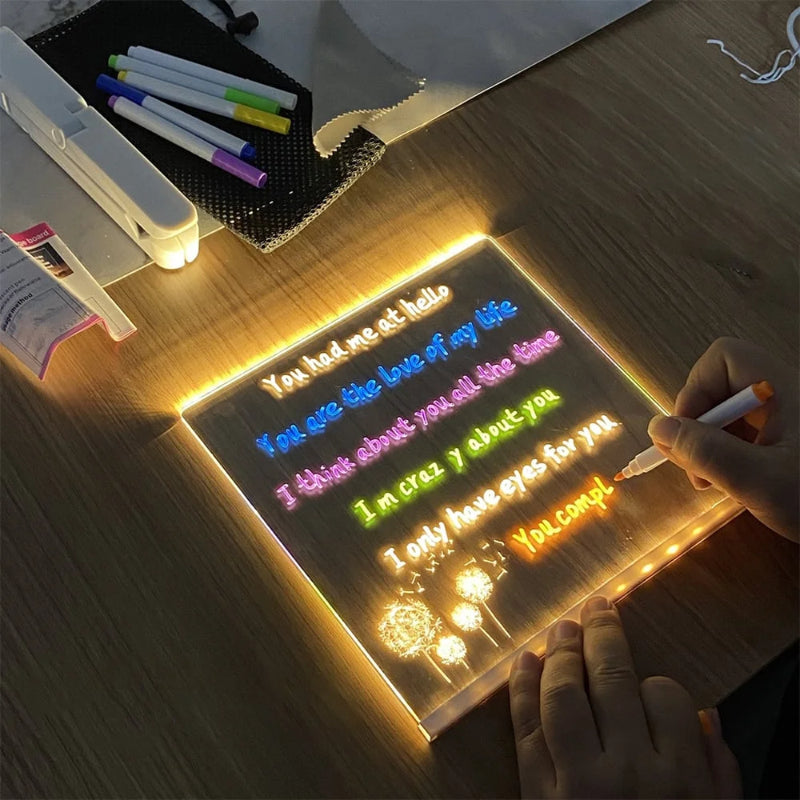 Junips | Children's LED Notice Board with Colors