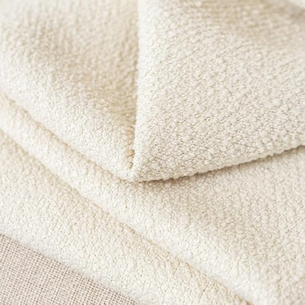 Junips | Classic Chenille Lace Edge Sofa Cover