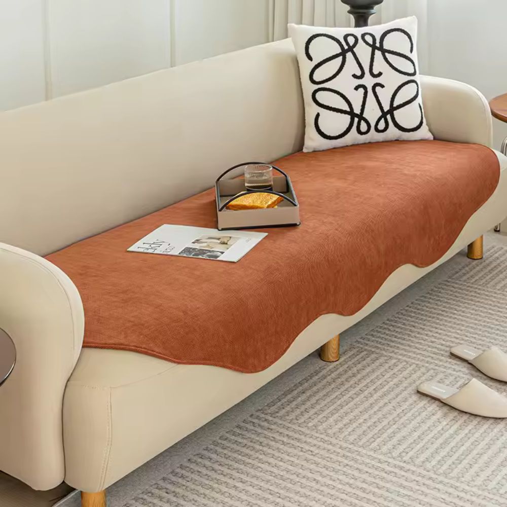 Junips | All-Season Plain Contour Fit Sofa Cover
