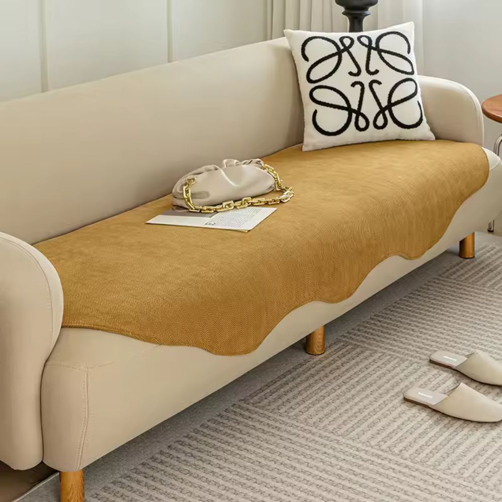 Junips | All-Season Plain Contour Fit Sofa Cover