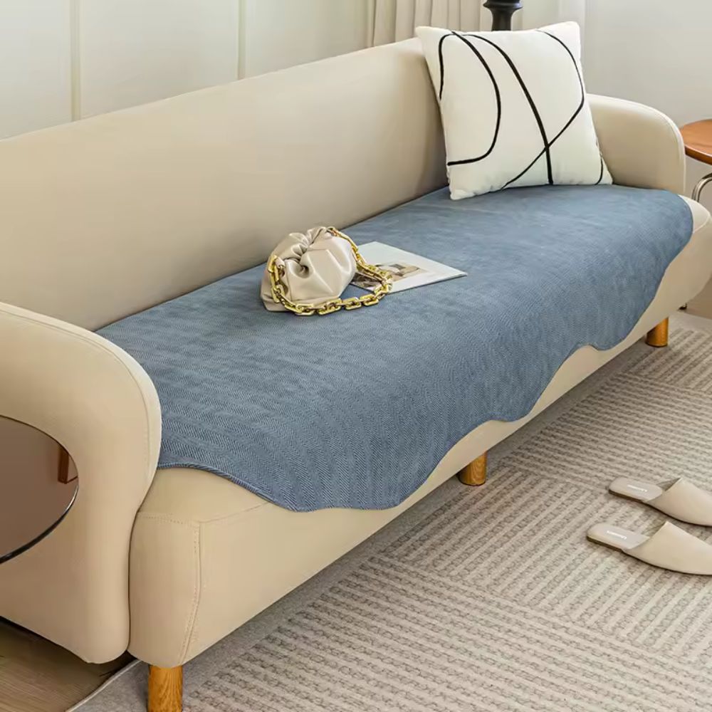 Junips | All-Season Plain Contour Fit Sofa Cover