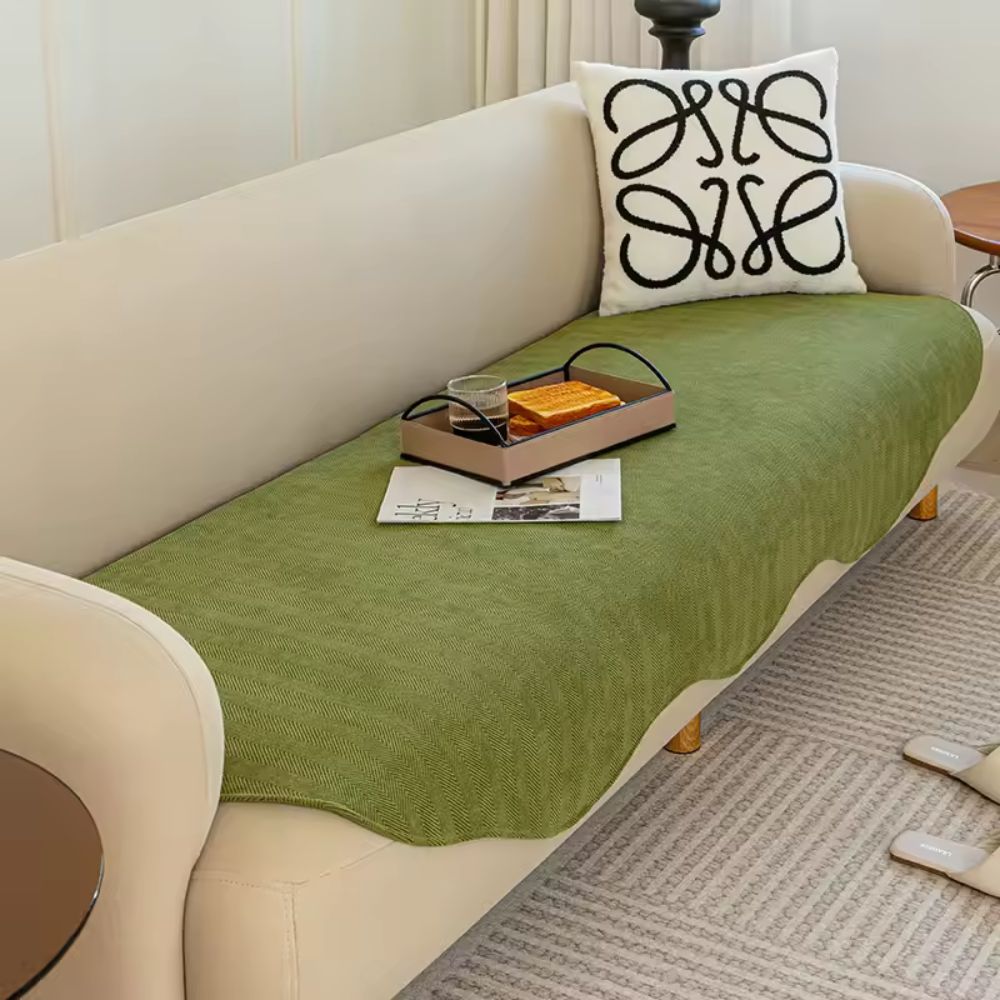 Junips | All-Season Plain Contour Fit Sofa Cover
