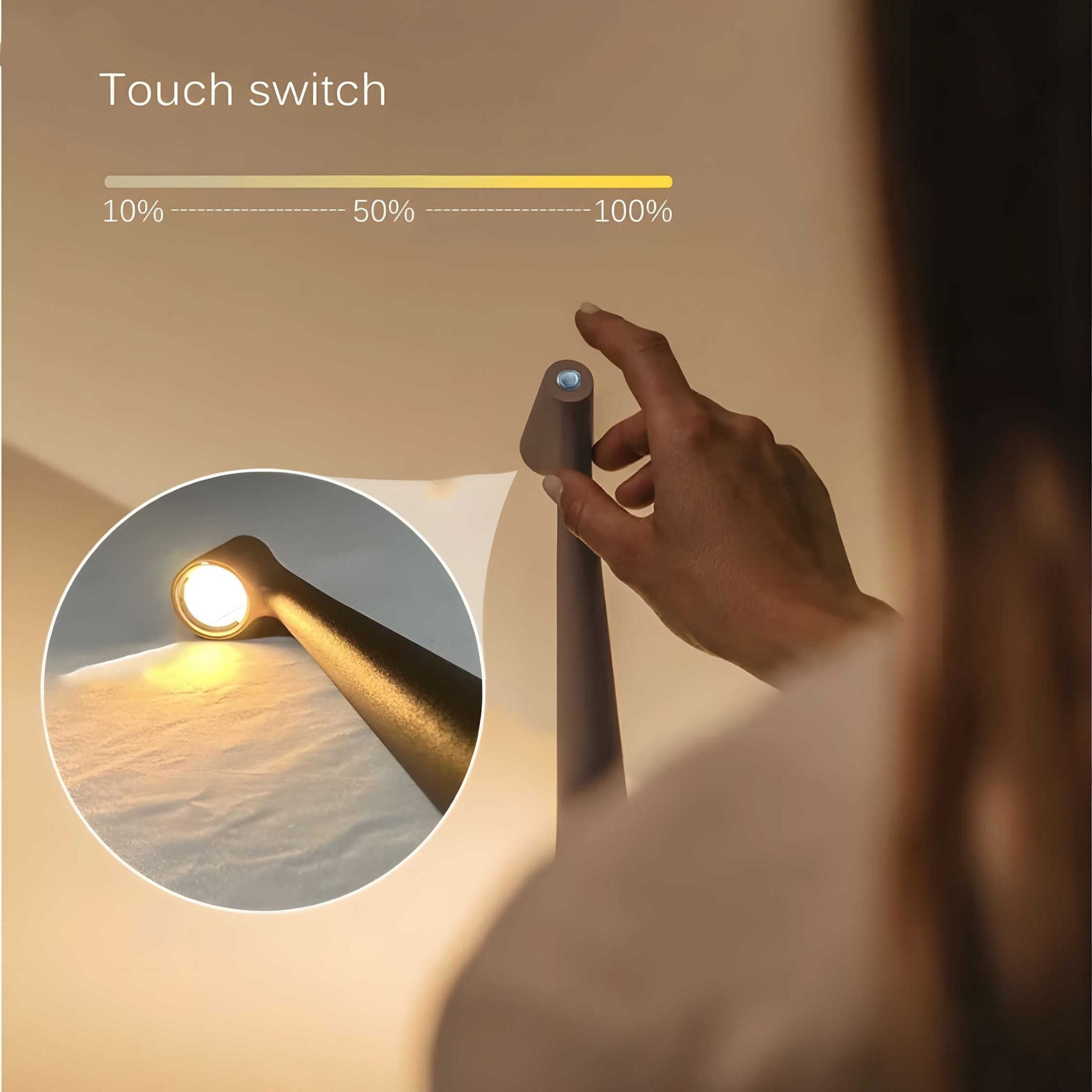 Junips | SlimLuxe - Cordless Table Lamp with Adjustable Brightness