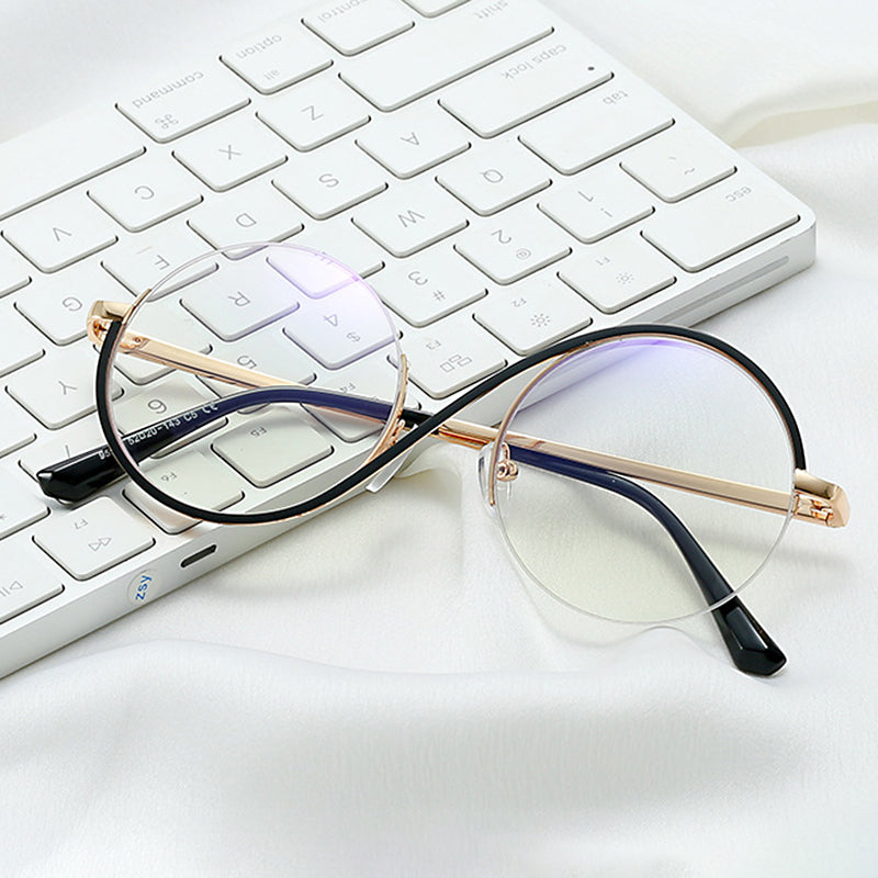 Junips | Cross Halbrand Round Glasses 95929