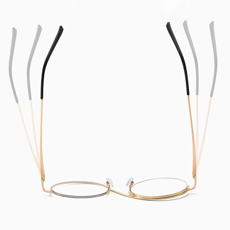 Junips | Cross Halbrand Round Glasses 95929
