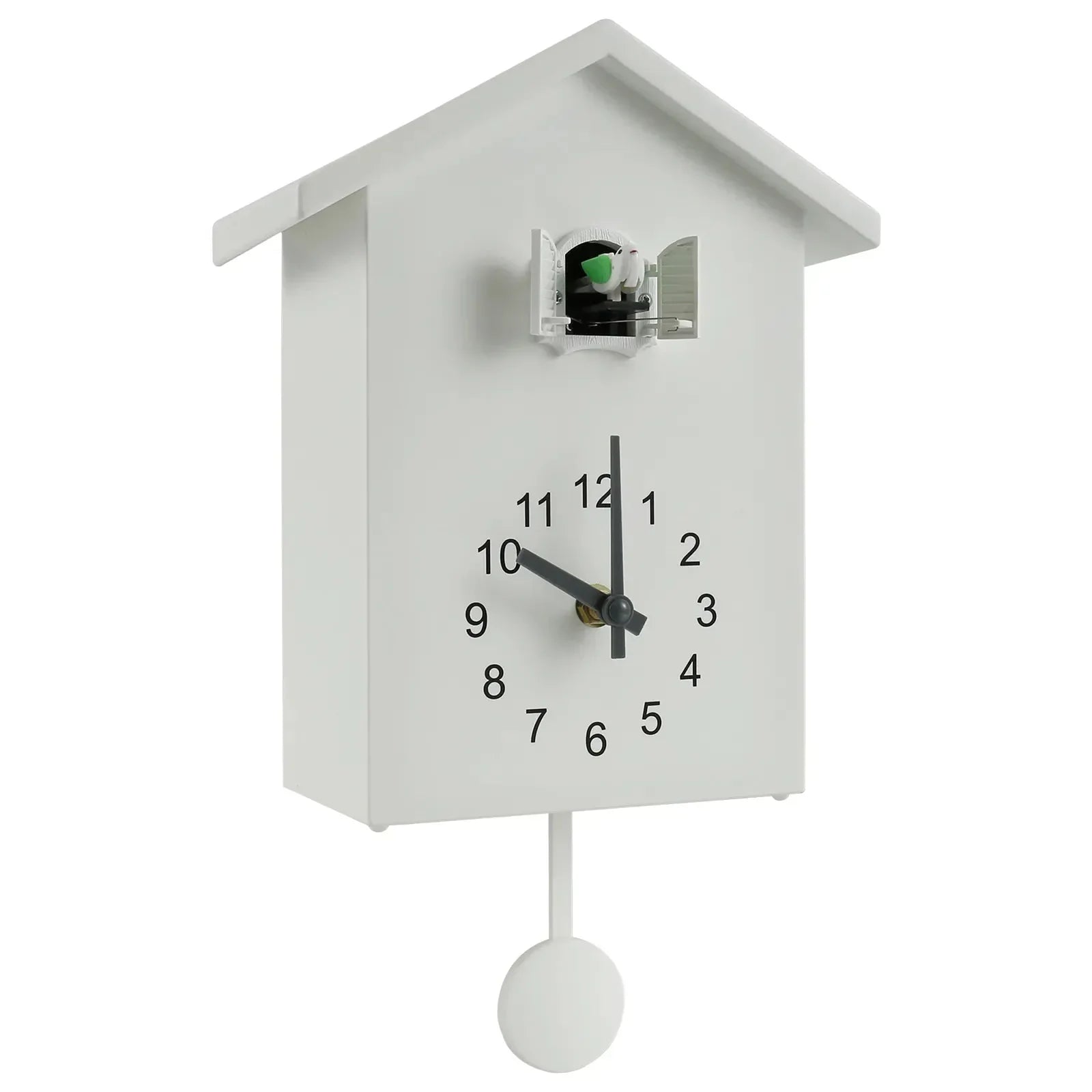 Junips | Cuckoo Clock Cuckoo Sound Clock with Pendulum Delicate Cuckoo Clock Bird Battery Operated Cuckoo Wall Clock for Living Room Decor