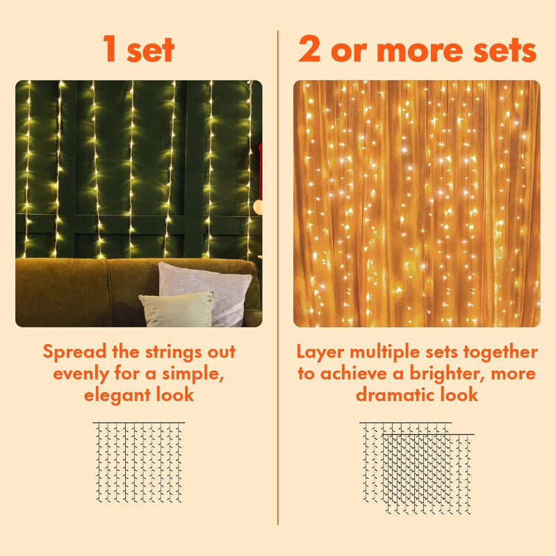 Junips | Lamps for curtains with modes and waterproof design
