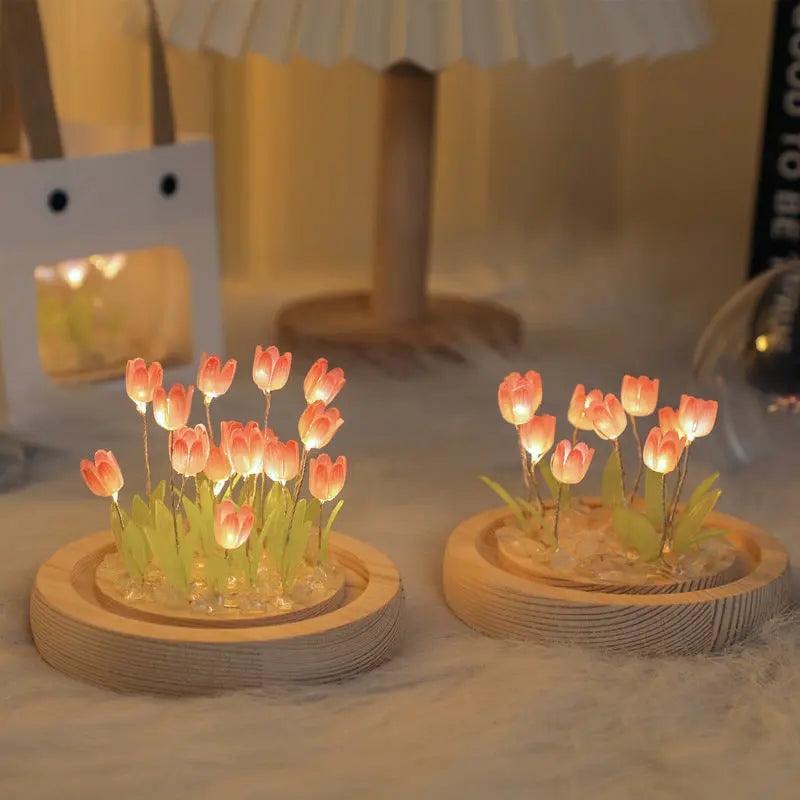 Junips | DIY Glass Tulip Globe Lamp