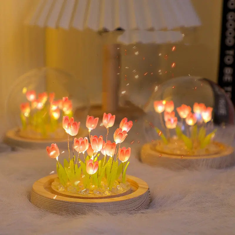 Junips | DIY Glass Tulip Globe Lamp
