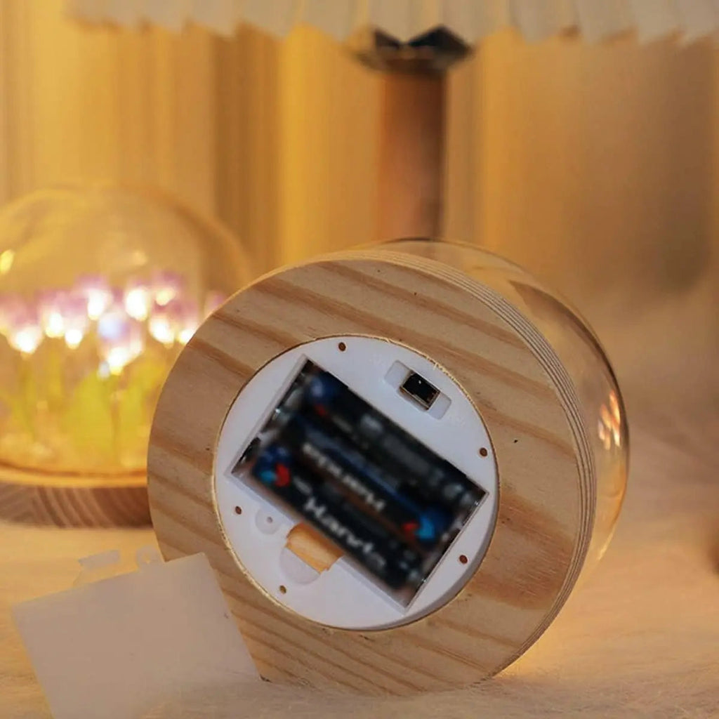 Junips | DIY Glass Tulip Globe Lamp
