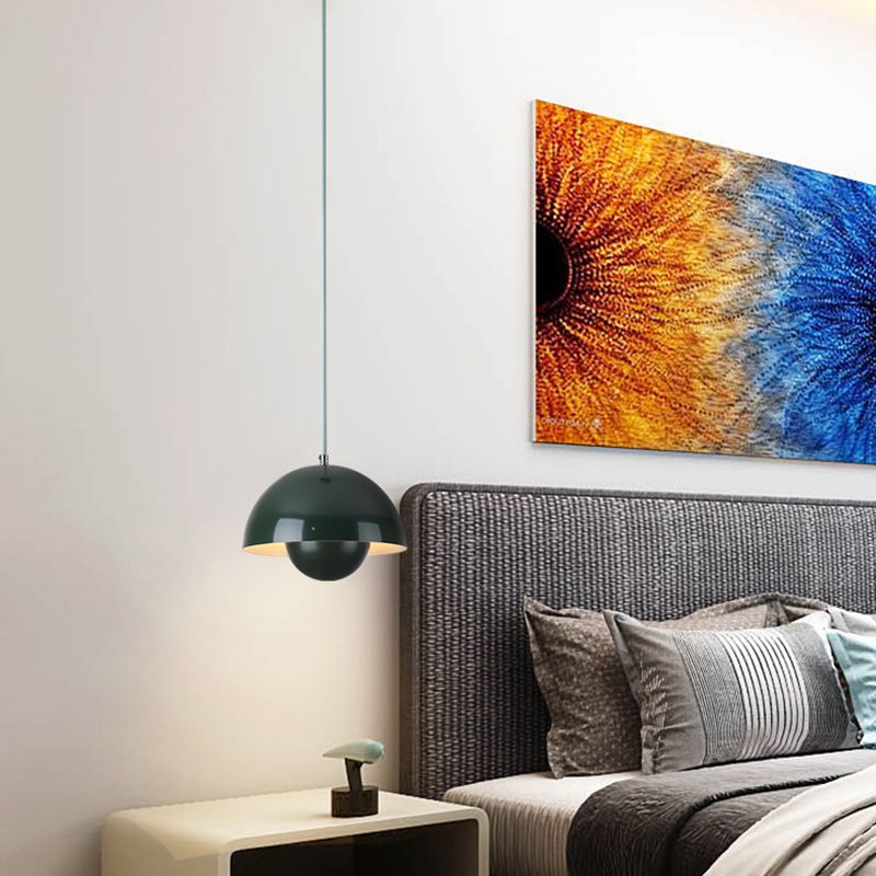 Junips | AuroraBloom™ – Hanging Flower Pot Lamp for the Bedroom