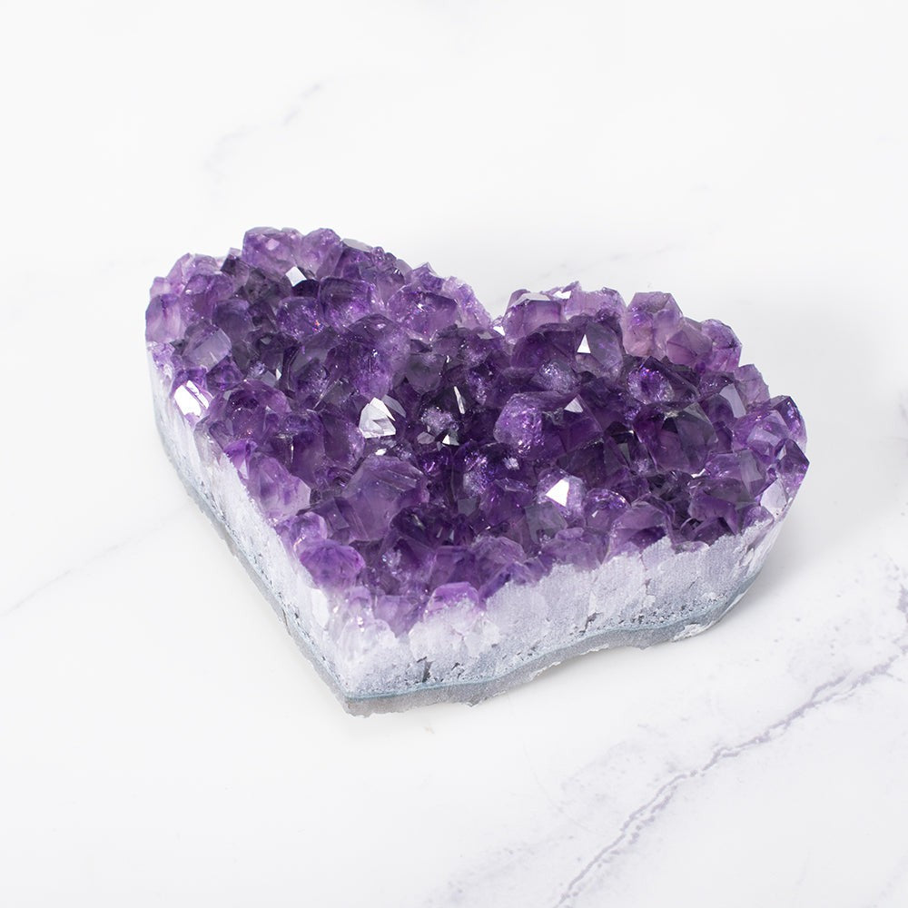 Junips | Amethyst Cluster Heart