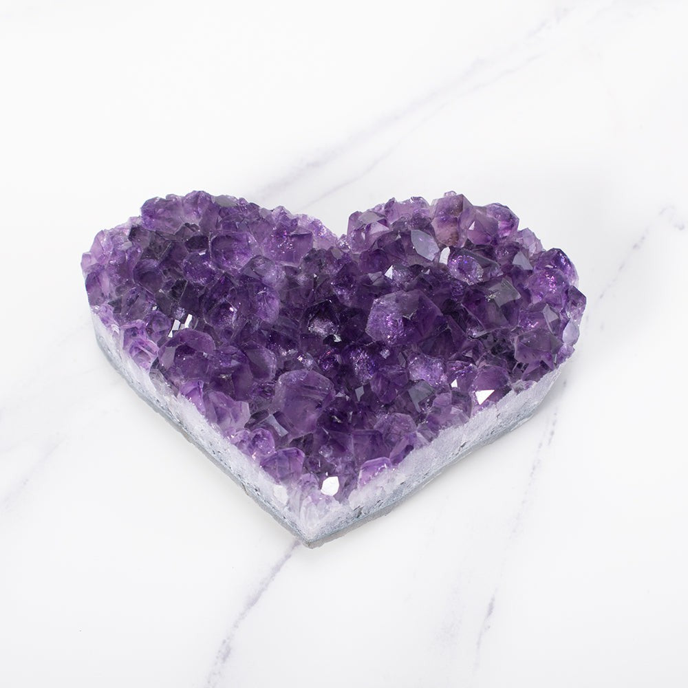 Junips | Amethyst Cluster Heart