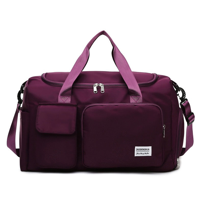 Junips | Multi-Pocket Travel Bag, Sports and Gym Duffle with Separate Shoe Compartment