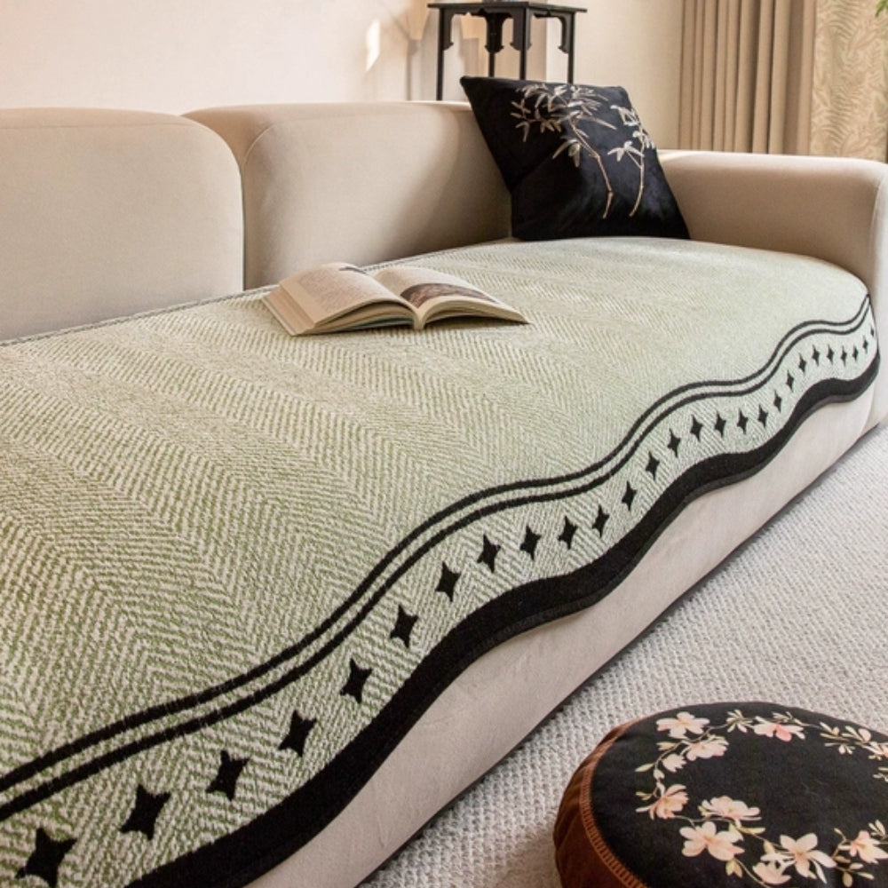 Junips | Modern Wave Anti-Slip Sofa Cover