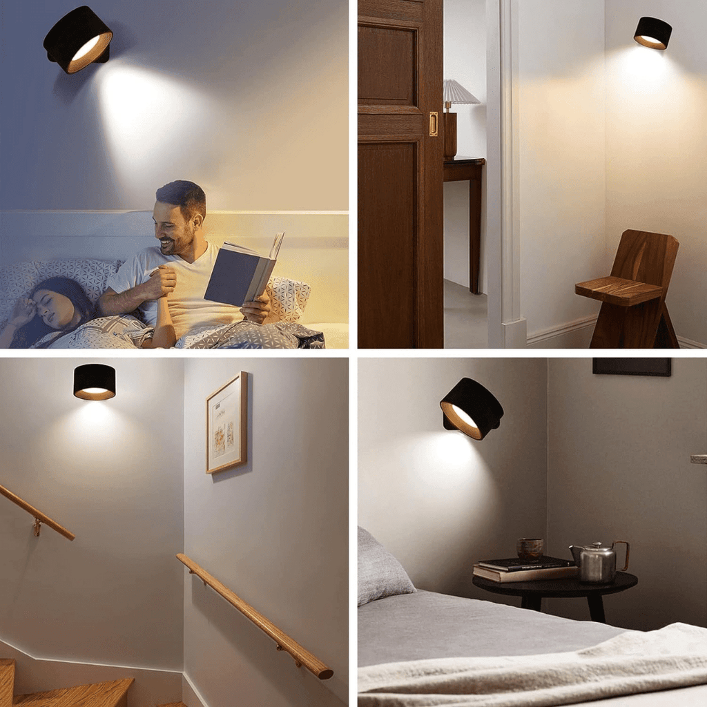 Junips | 360° wireless rechargeable wall light | Versatile LED lighting solution