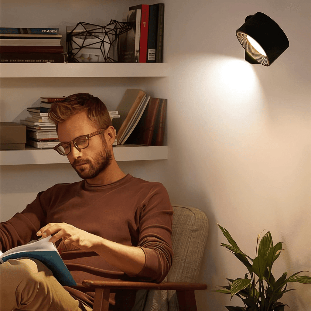 Junips | 360° wireless rechargeable wall light | Versatile LED lighting solution