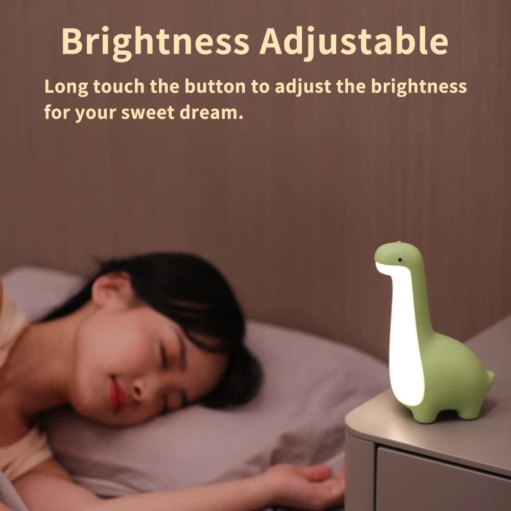 Junips | DinoSnug – Soft Glow Dinosaur Night Light for Kids