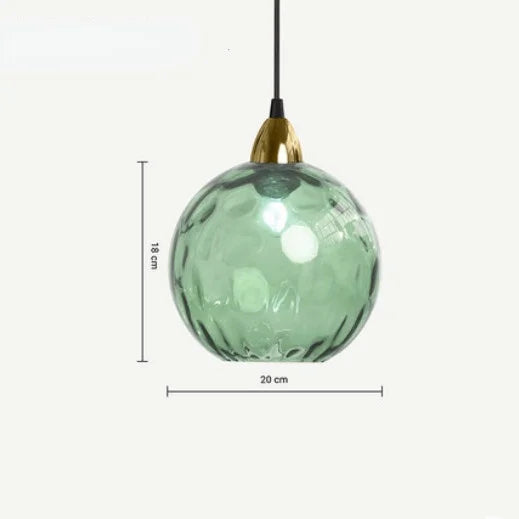 Junips | HelderBol - Glass ball pendant lamp