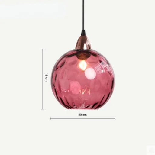 Junips | HelderBol - Glass ball pendant lamp