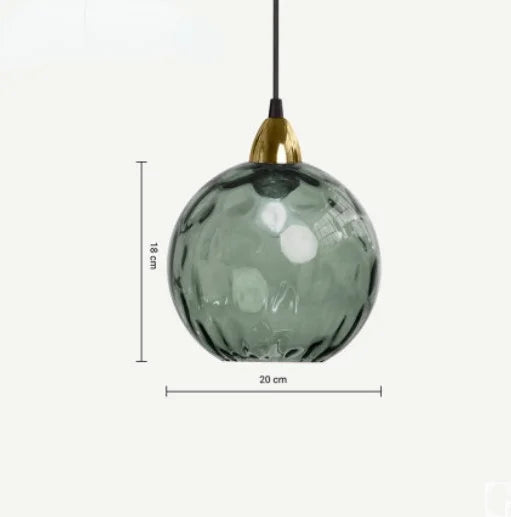 Junips | HelderBol - Glass ball pendant lamp