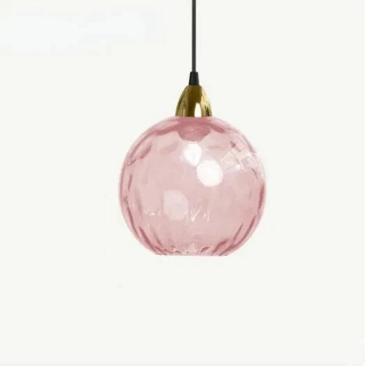 Junips | Glasora Pendant Light - Transparent Glass Ball with LED Lighting