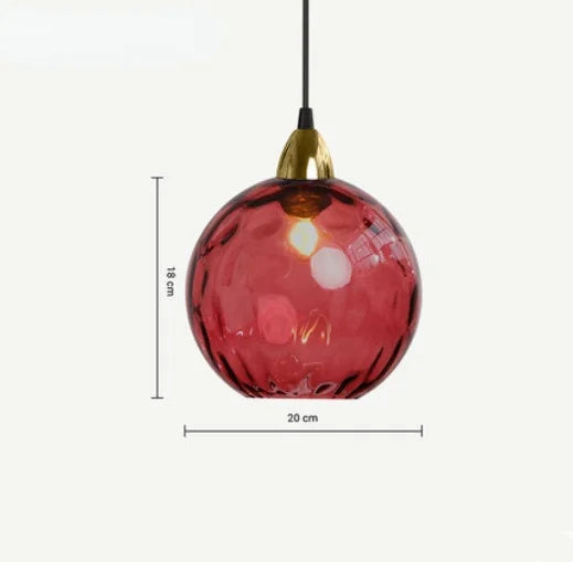 Junips | HelderBol - Glass ball pendant lamp