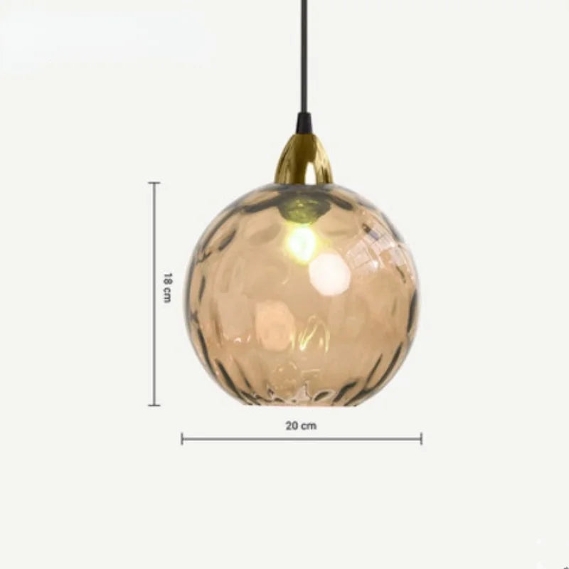 Junips | HelderBol - Glass ball pendant lamp