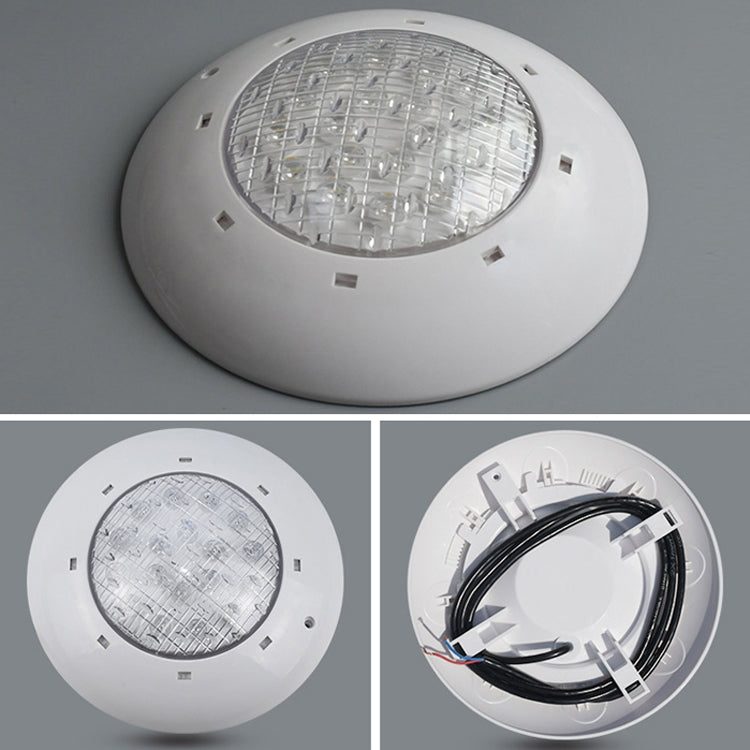 Junips | 18x3W ABS plastic pool wall lamp underwater light (White)