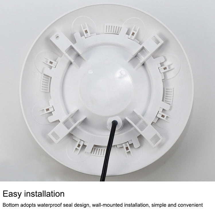 Junips | 18x3W ABS plastic pool wall lamp underwater light (White)