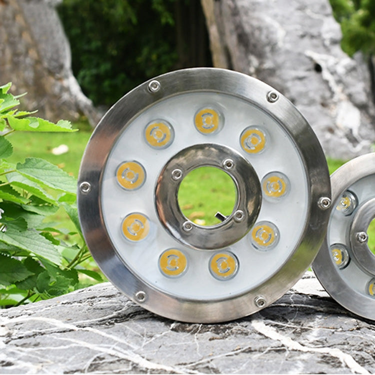 Junips | 6W Landscape Color Changing Ring LED Aluminum Alloy Underwater Fountain Light (Color Changing)
