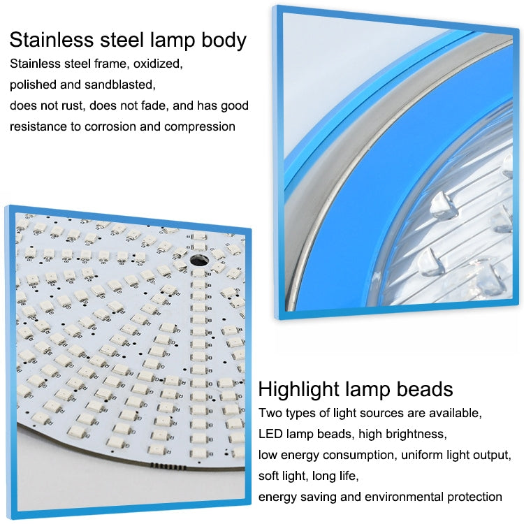 Junips | 18W LED Stainless Steel Wall Mounted Pool Light Landscape Underwater Light (Colorful Light)