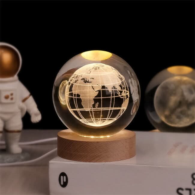 Junips | Luminous Crystal Ball LED Night Light Decor