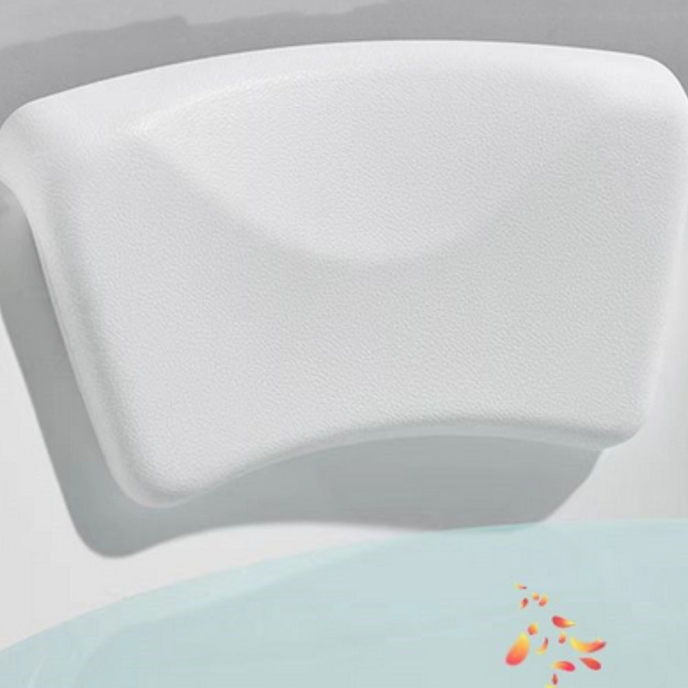 Junips | Aqua Cradle Bathtub Pillow | Orthopedic Organosilicon Neck Support | Antimicrobial Non-Slip Suction Interface | Ergonomic Cervical Alignment Cushion | Waterproof High-Density Bath Accessory