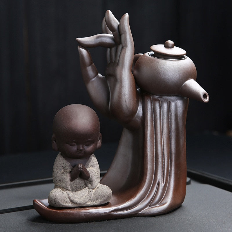 Junips | Ebony Tea Ceremony Accessories Six Gentlemen Set Purple Tone Tea Set Tea Cabinet Filter Small Monk Decoration