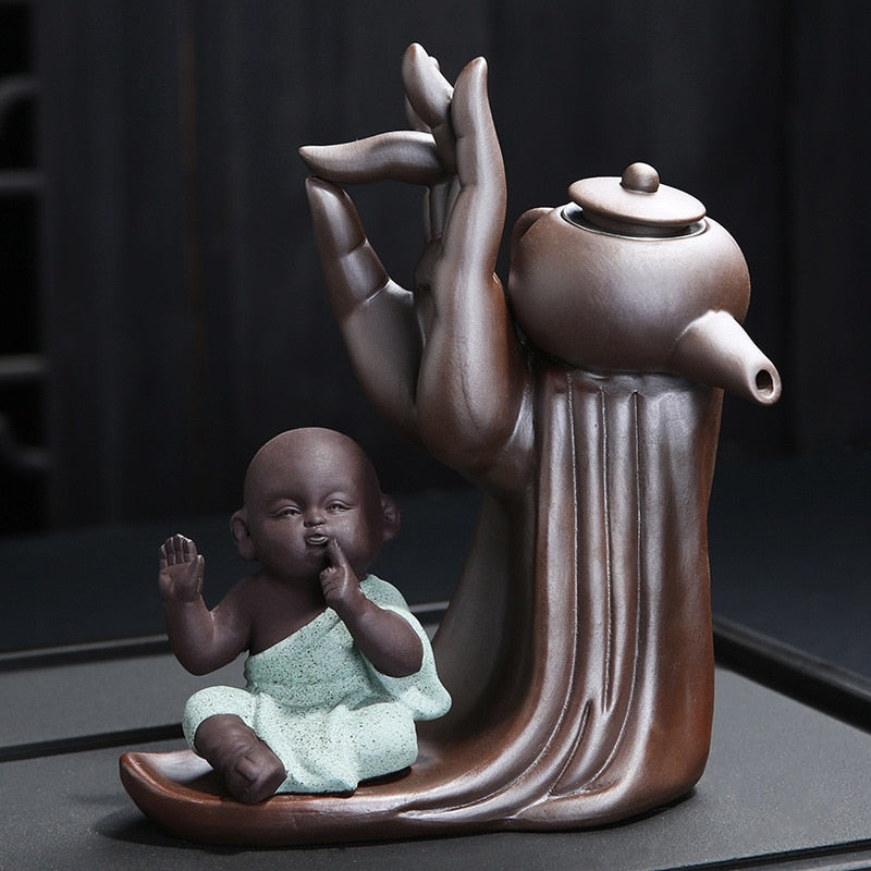 Junips | Ebony Tea Ceremony Accessories Six Gentlemen Set Purple Tone Tea Set Tea Cabinet Filter Small Monk Decoration
