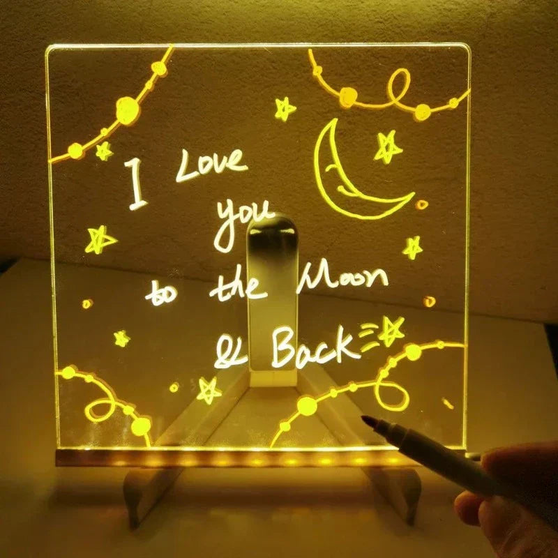 Junips | Children's LED Notice Board with Colors
