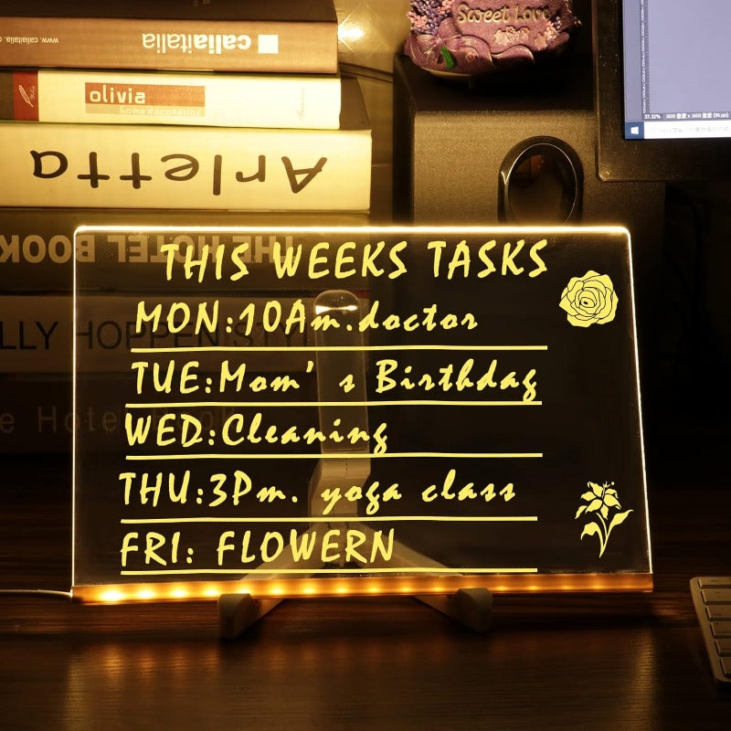 Junips | Children's LED Notice Board with Colors
