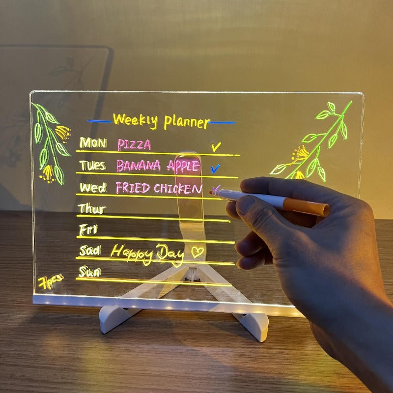 Junips | Children's LED Notice Board with Colors