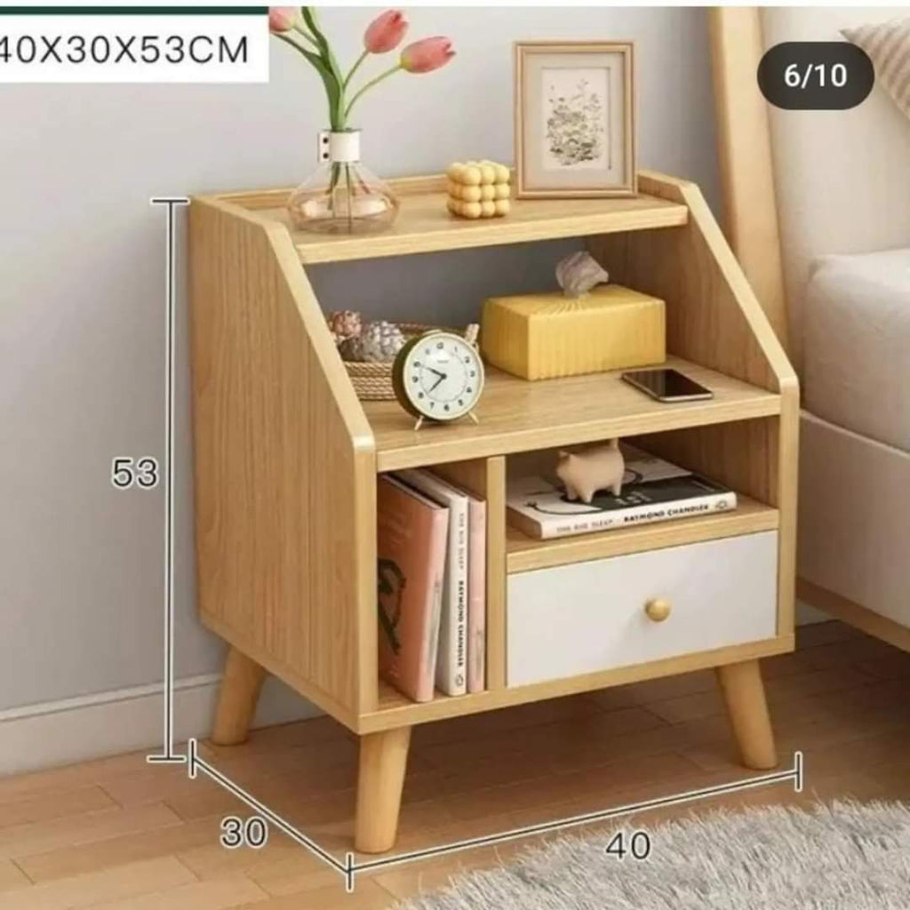 Junips | Wood nightstand with drawer