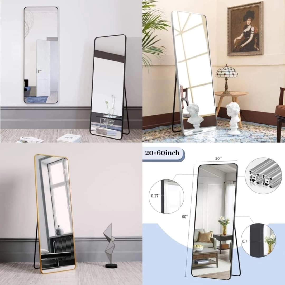 Junips | Unbreakable Full Body Mirror with Metallic Frame