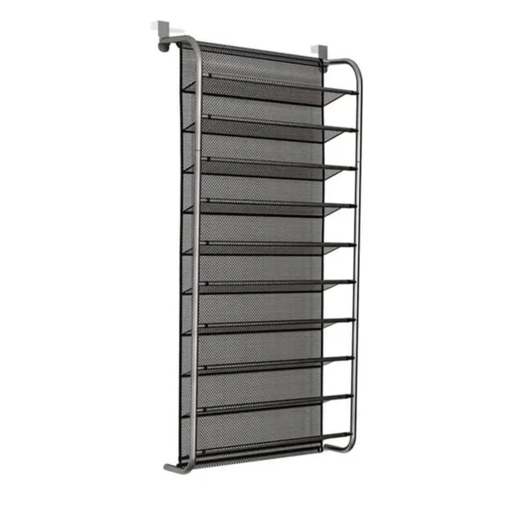 Junips | 10 Tier Over The Door Shoe Rack Organizer